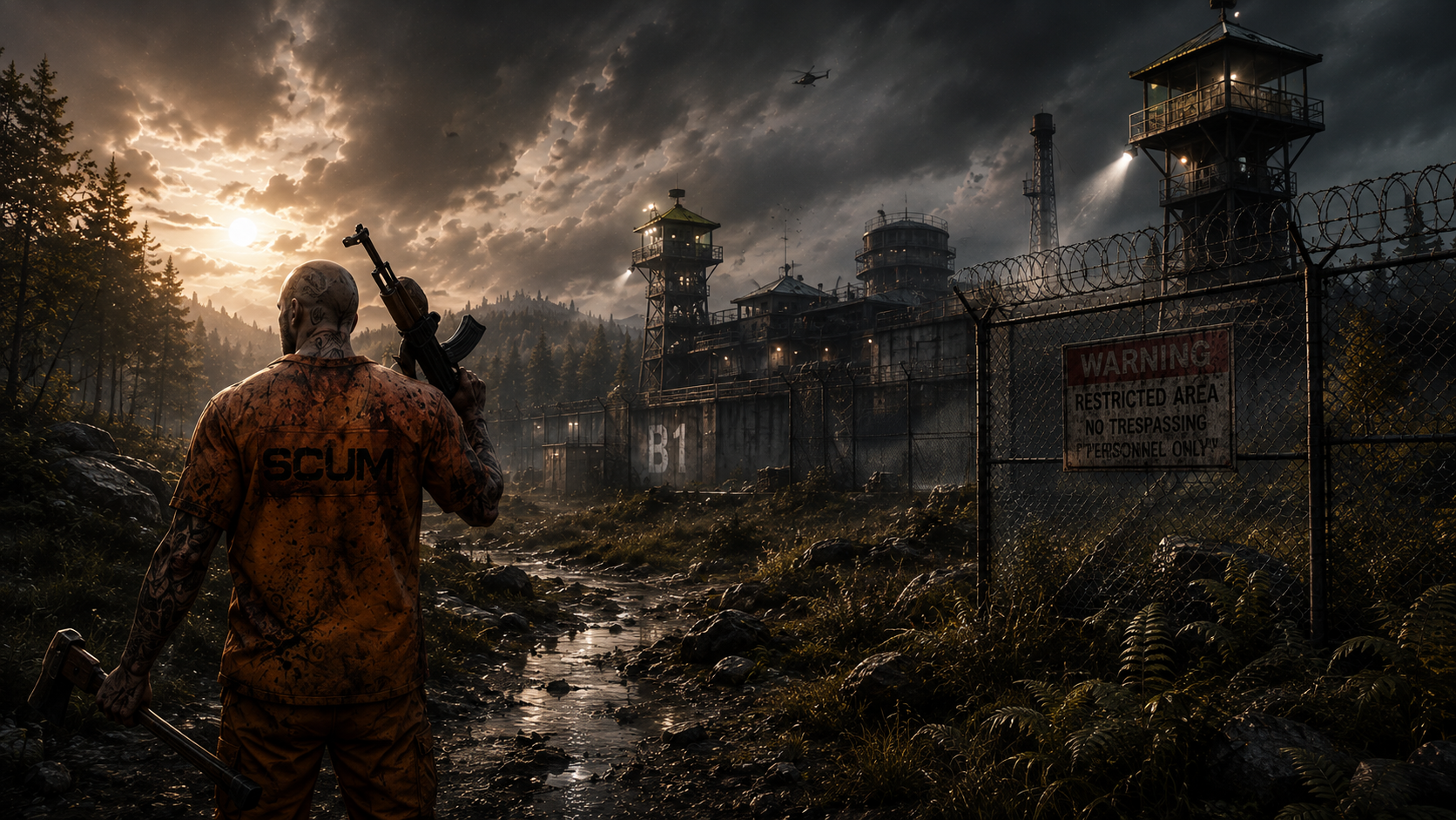 SCUM survival game artwork
